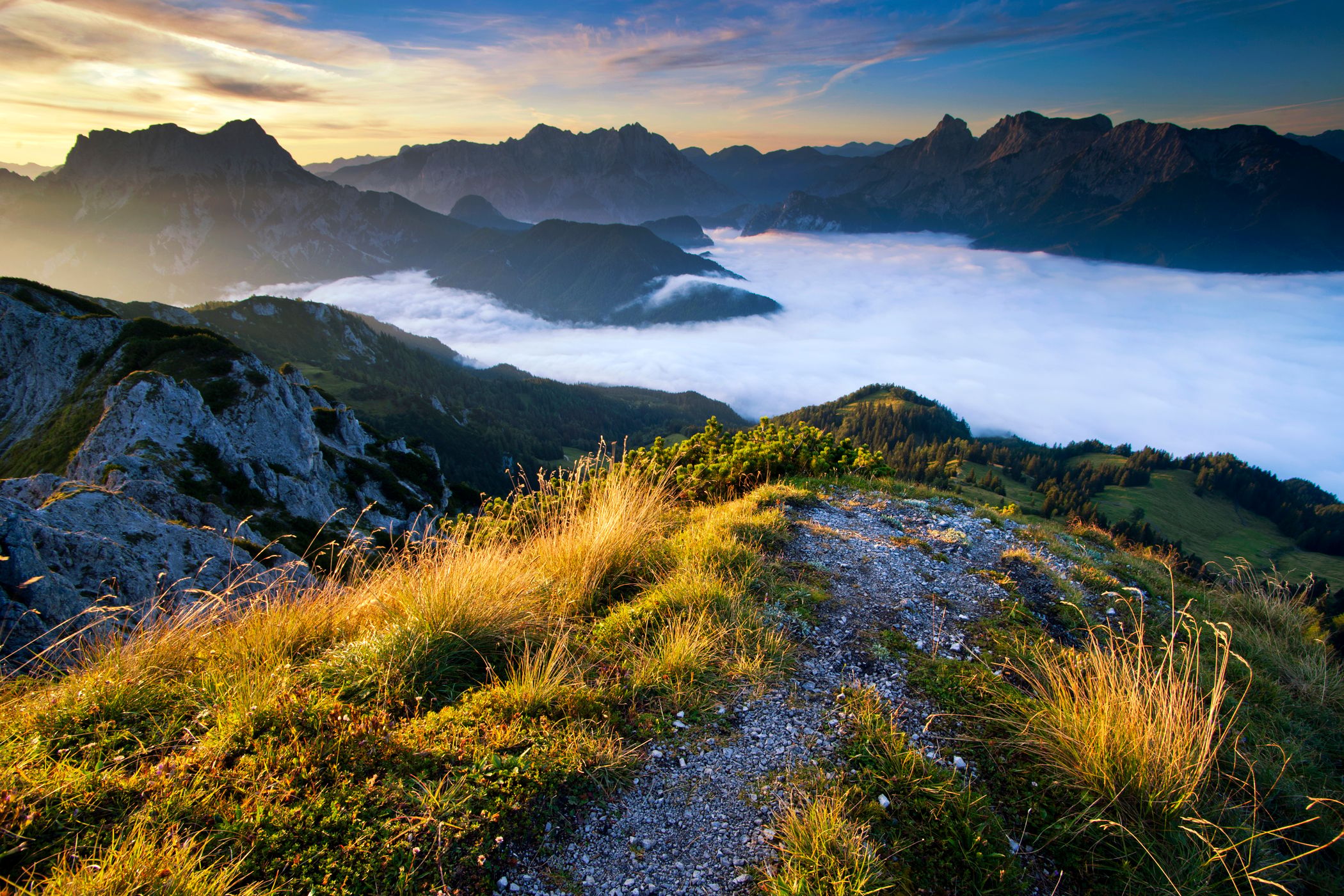 Nationalpark Gesäuse from Grabnerstein, Austria