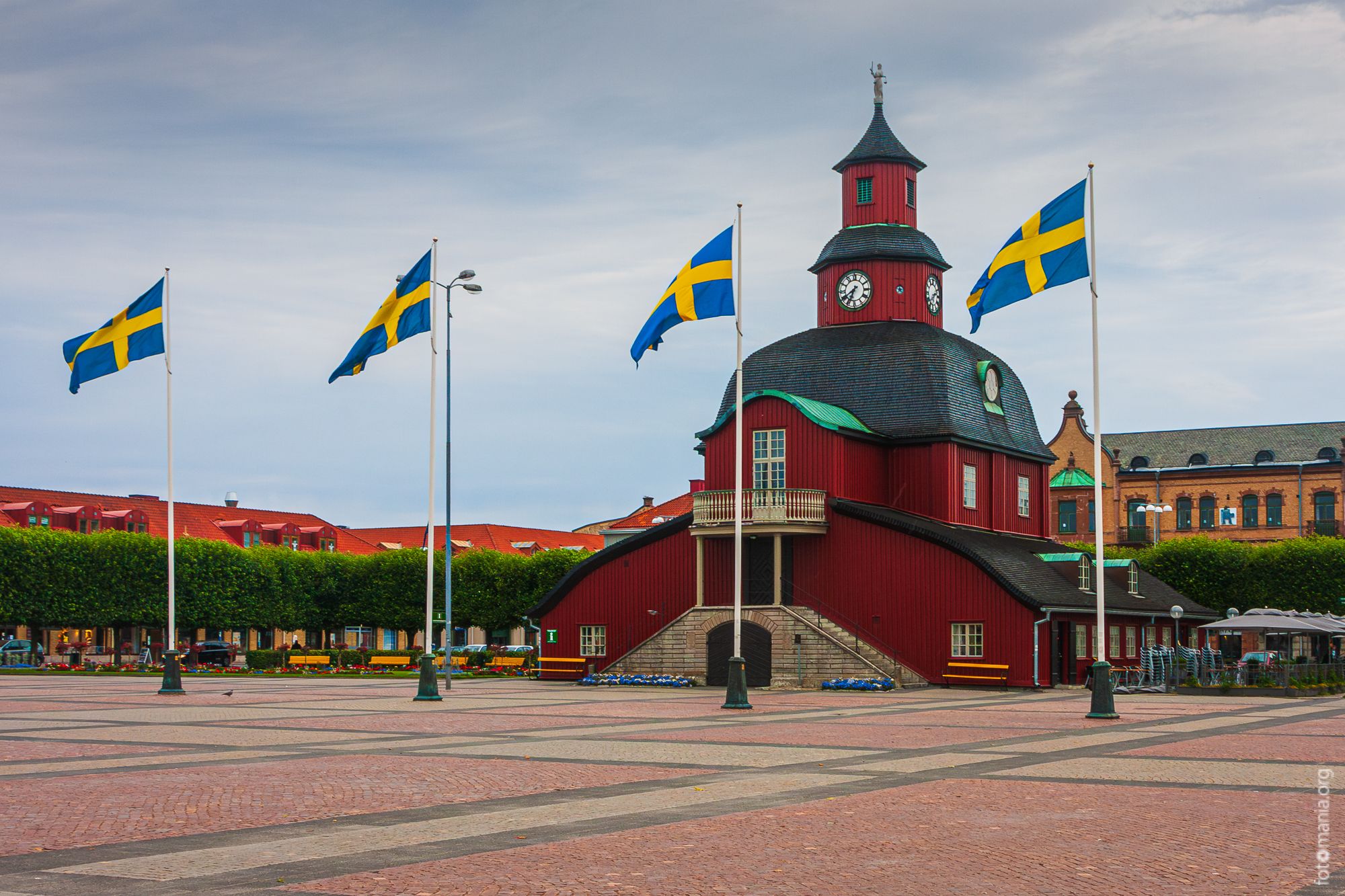 Nya stadens torg, Lidköping, Sweden