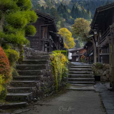 Old town in Nakasendo route, Japan