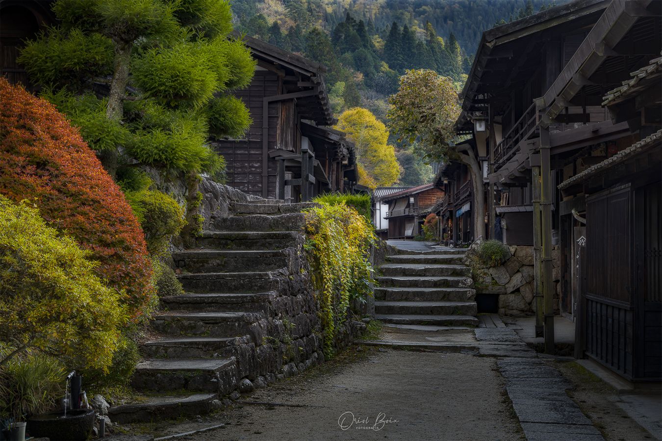 Old town in Nakasendo route, Japan