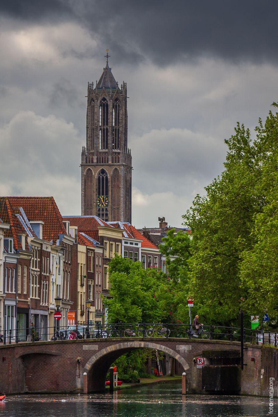One of the canals in Utrecht, Netherlands