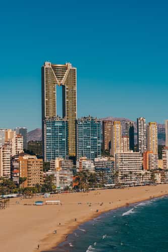 Panoramic view of Benidorm