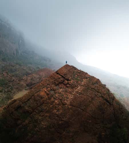 Path to Hoq Cave, Socotra