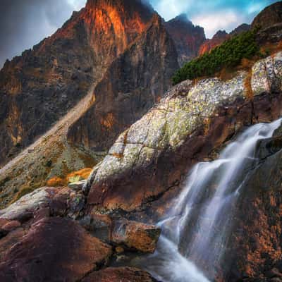 Prostredný Hrot Peak in High Tatras, Slovakia (Slovak Republic)