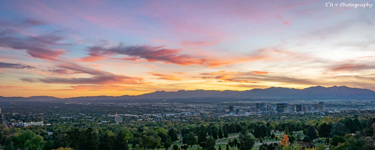 Salt Lake City (view from Chandler Dr.)