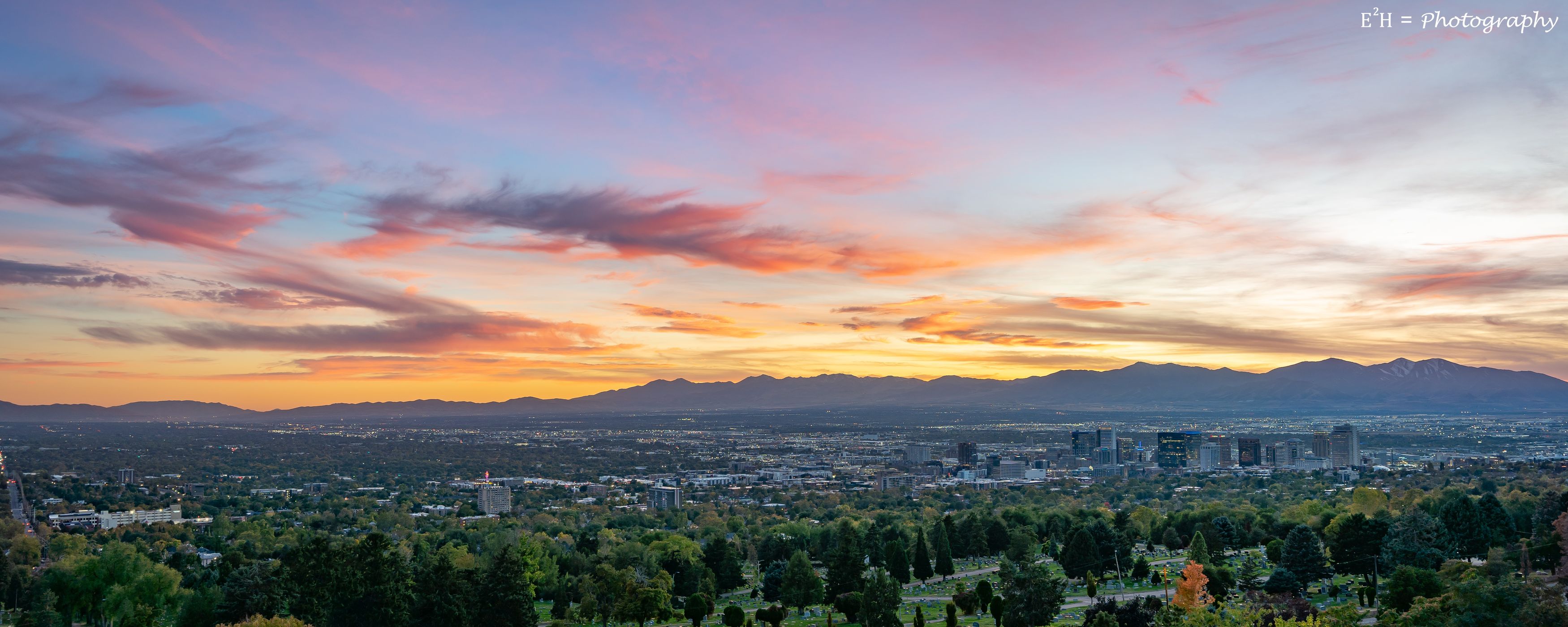Salt Lake City (view from Chandler Dr.), USA