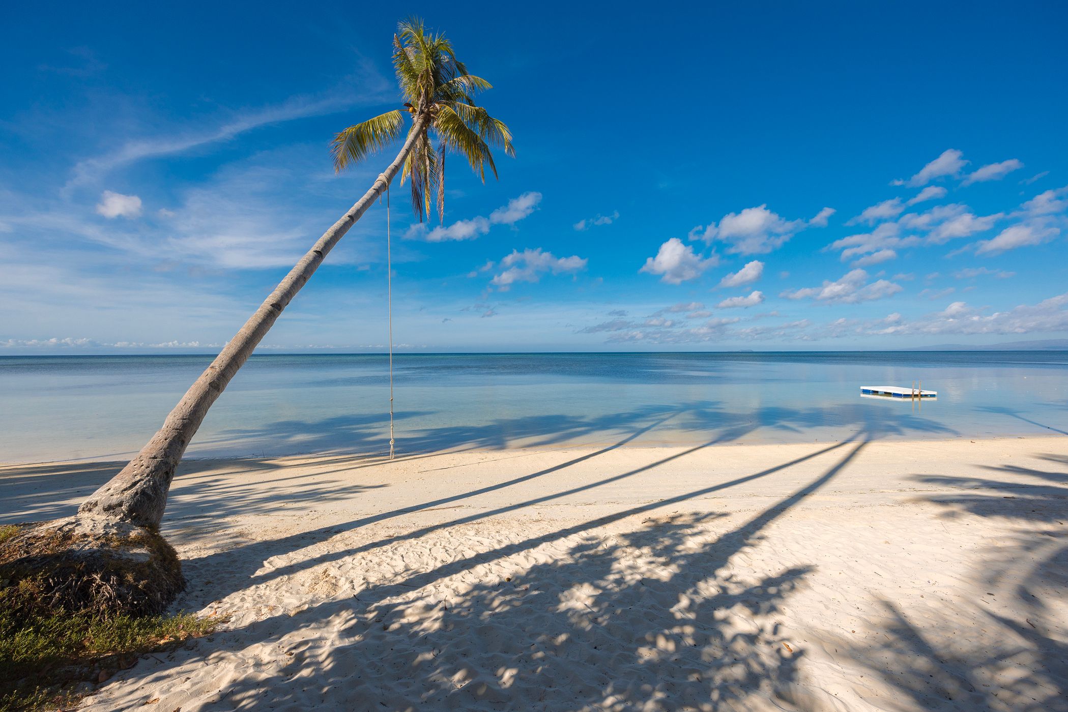 Sandy beach on Siquijor island, Philippines