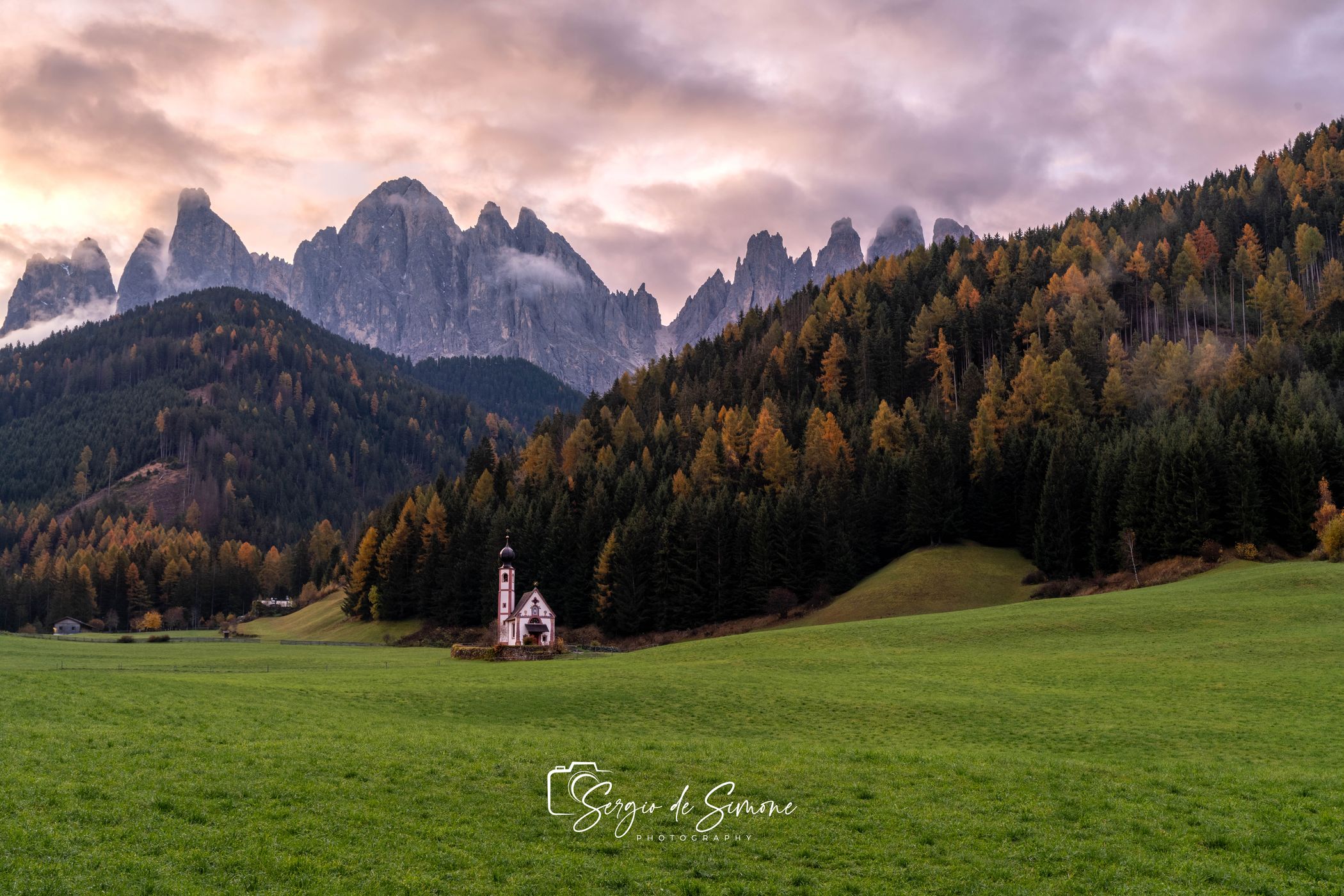 The Church of St. Johann in Ranui, Italy