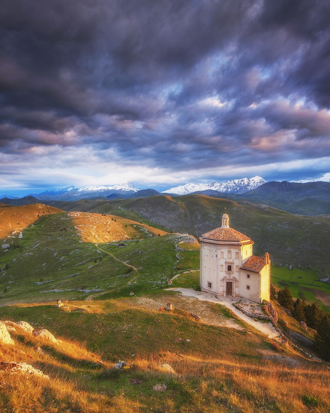 Santa Maria della Pietà church in Gran Sasso NP, Italy