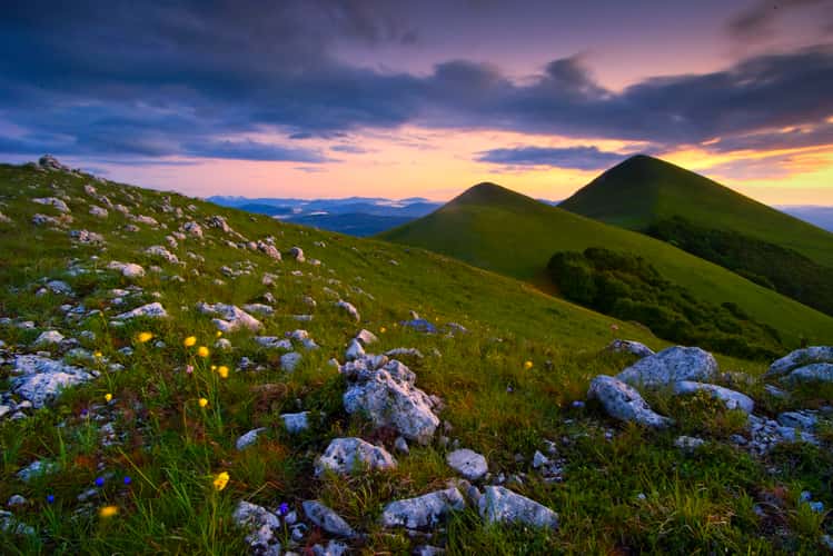 View from Rifugio Perugia, Sibillini National Park