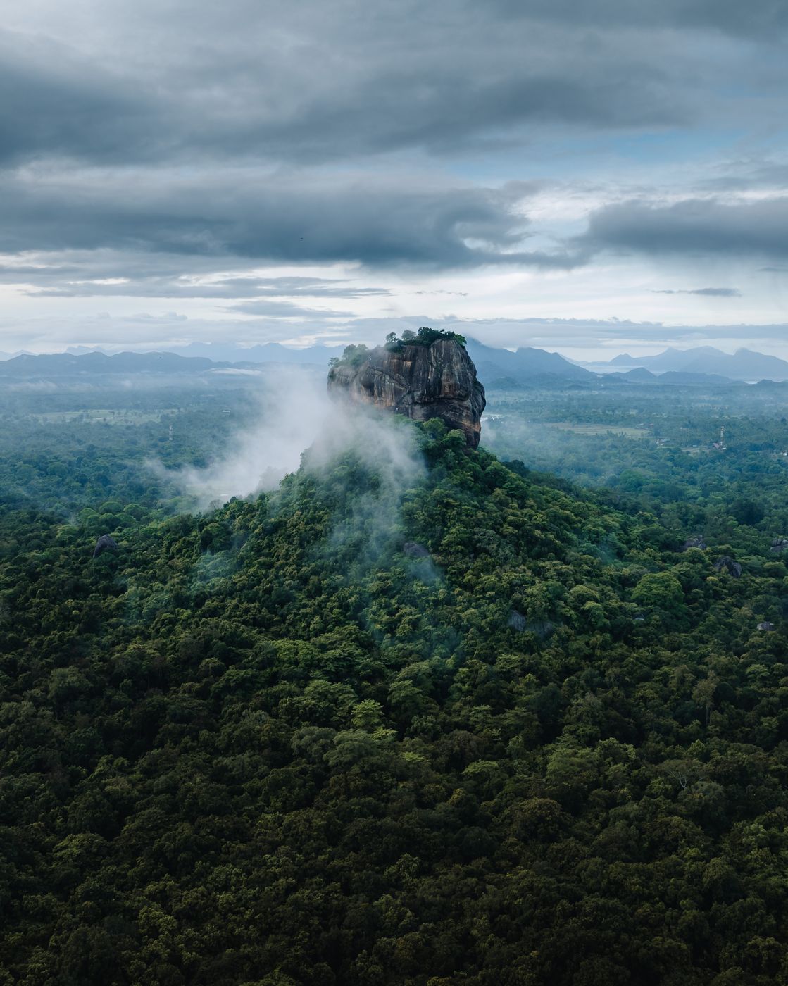 Sigiriya (Lions Rock), Far Away Shot, Sri Lanka