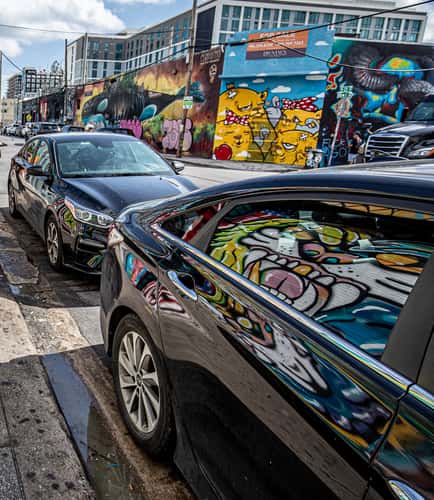 Street art in Miami Wynwood