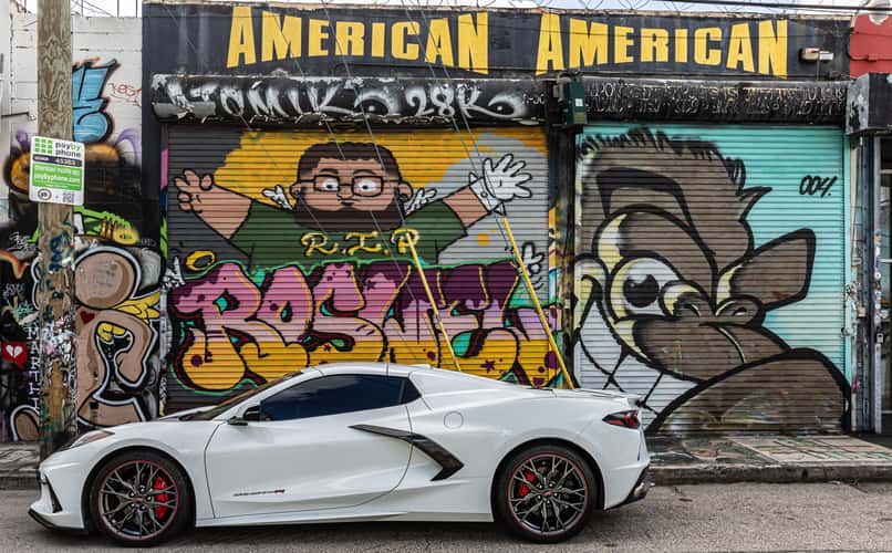 Street art in Miami Wynwood