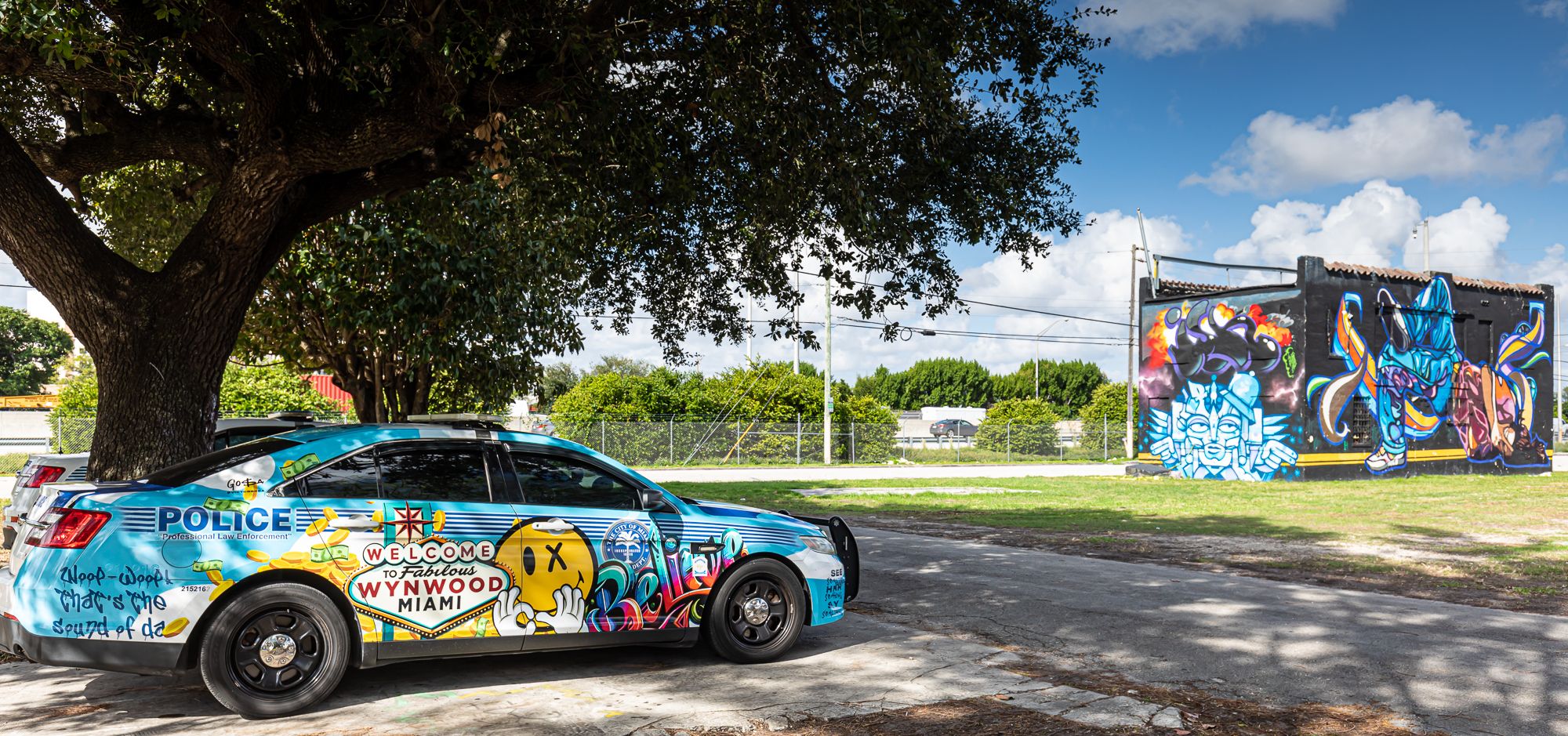 Street art in Miami Wynwood, USA