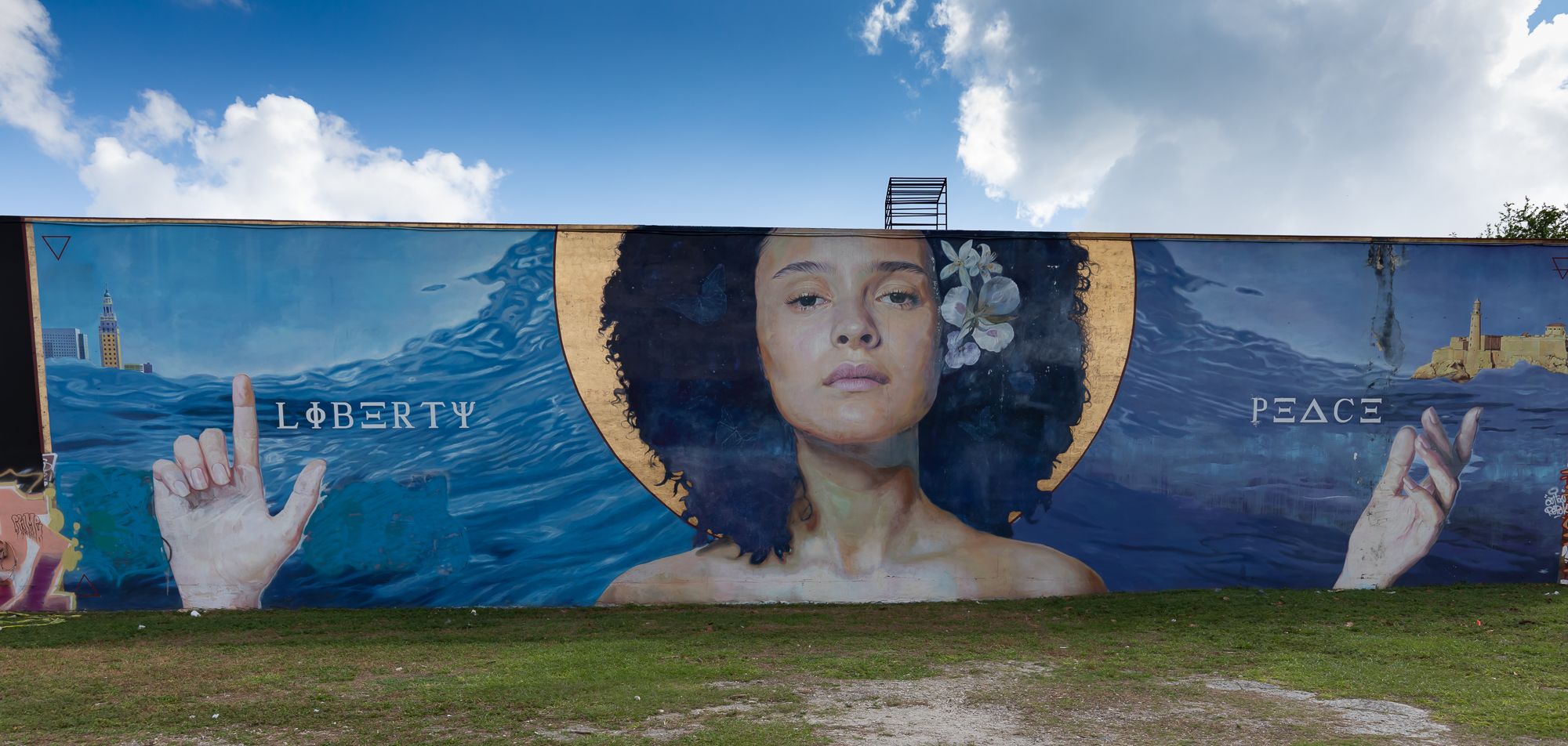 Street art in Miami Wynwood, USA