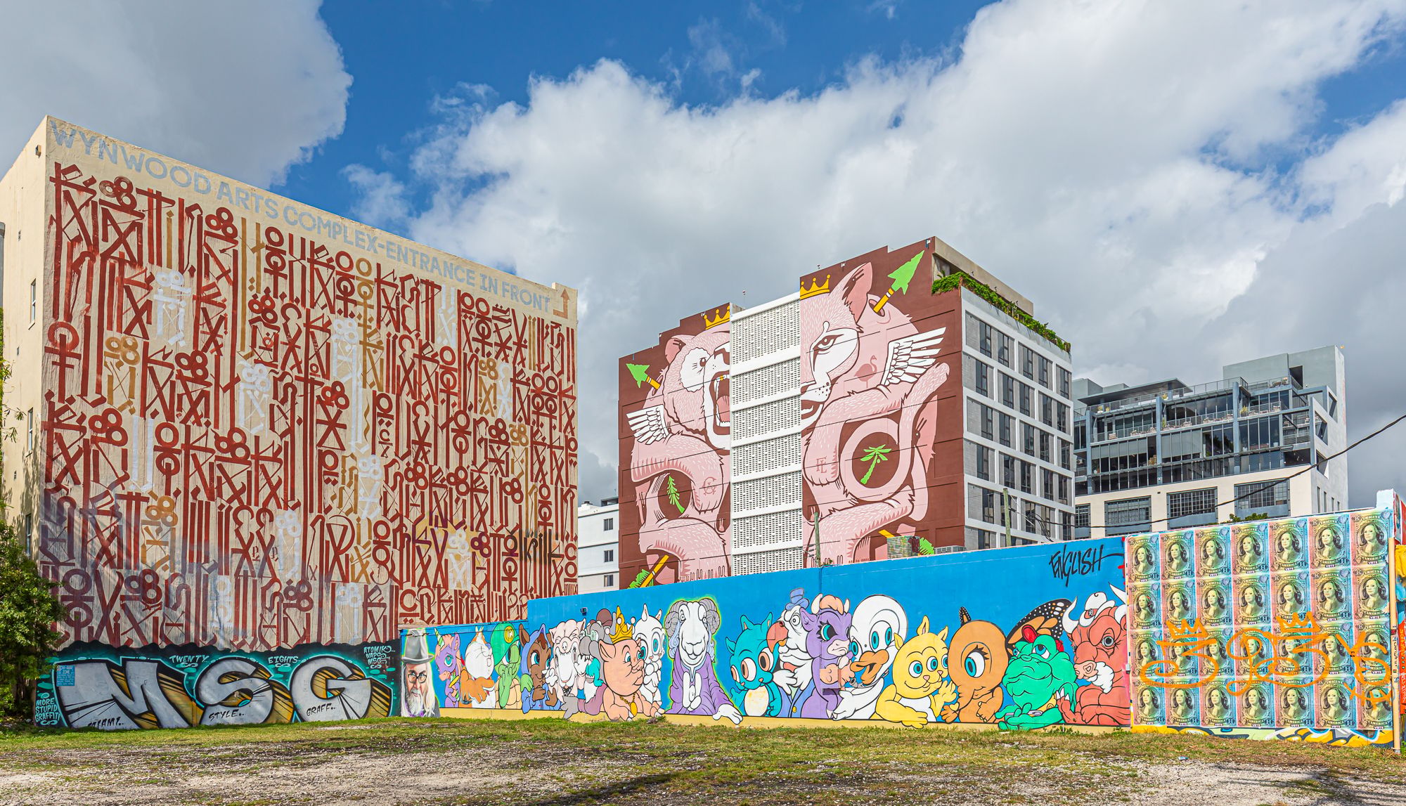 Street art in Miami Wynwood, USA