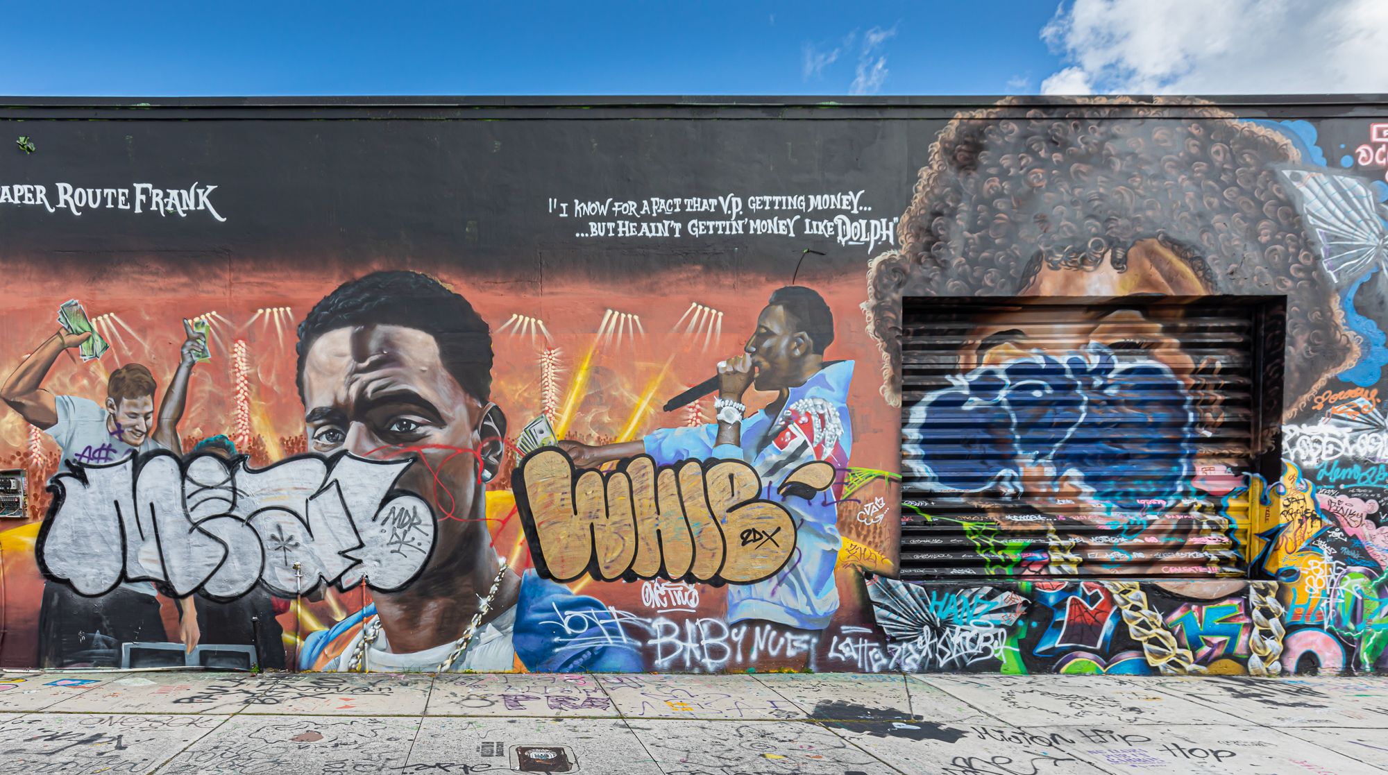 Street art in Miami Wynwood, USA