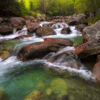 Studený potok in High Tatras, Slovakia (Slovak Republic)