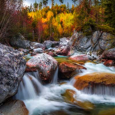 Studený Potok in High Tatras, Slovakia (Slovak Republic)