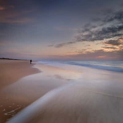 Sunrise at Praia do Barril, Algarve, Portugal, Portugal