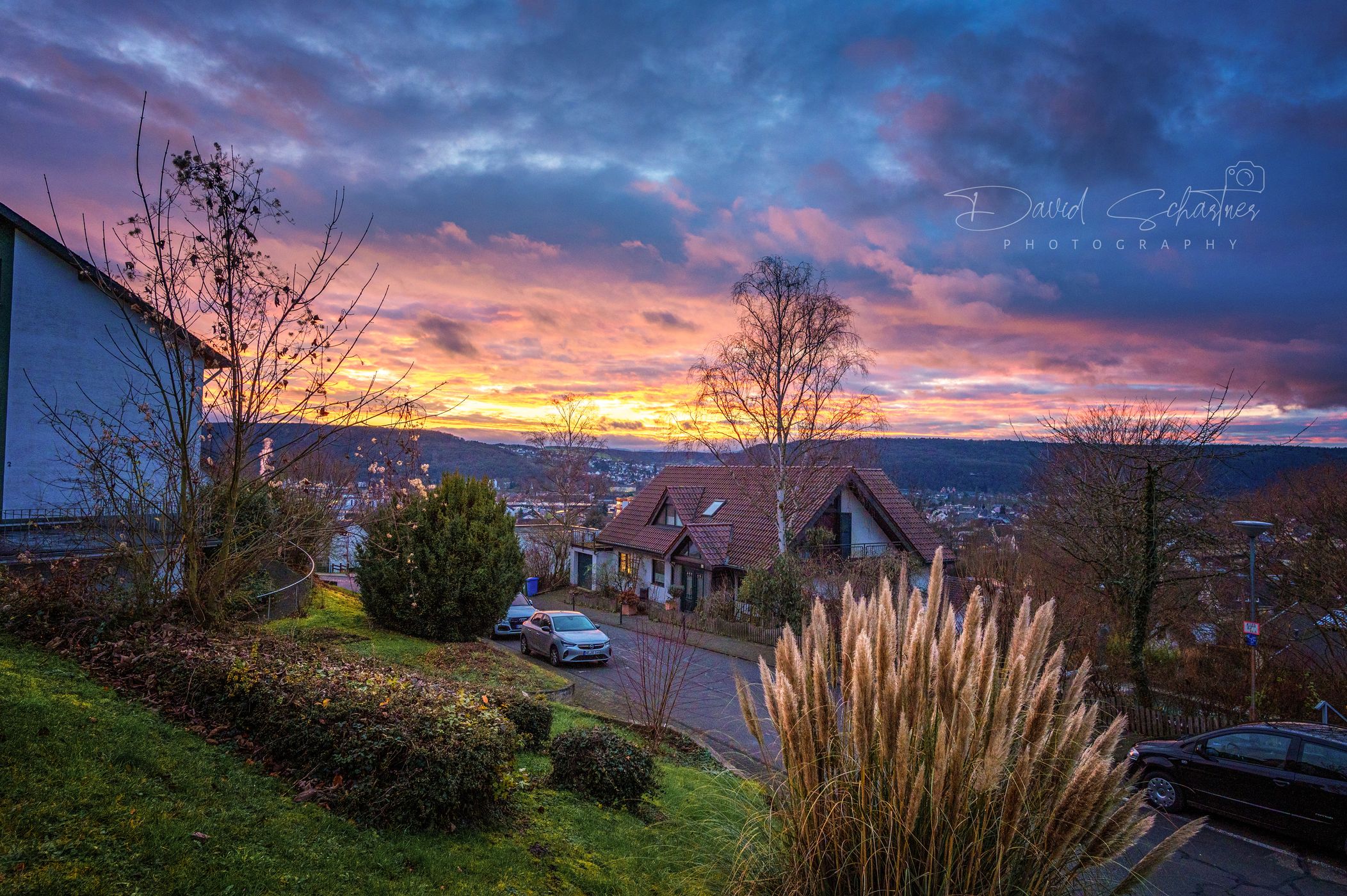 Sunset in Bad Hönningen, Germany