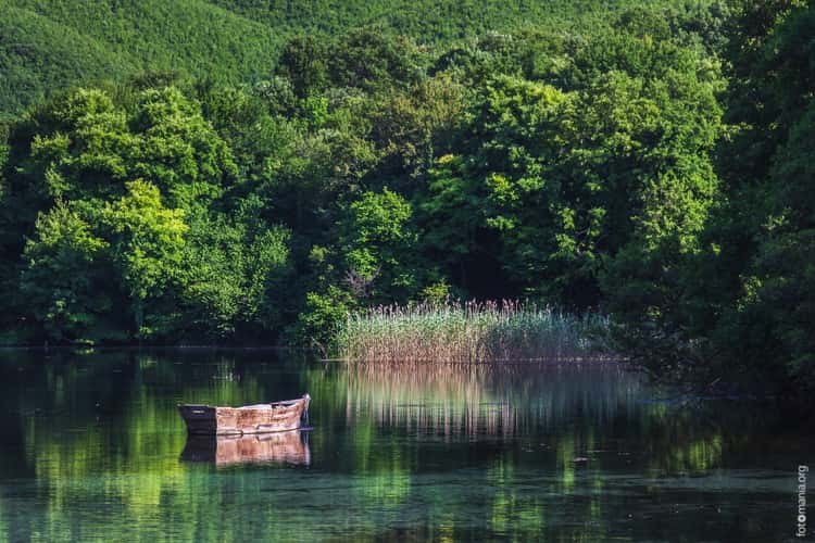 Surroundings of St. Naum monastery, Ohrid lake