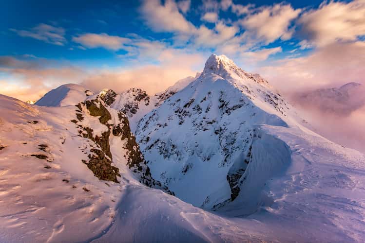 Svinica peak in High Tatras