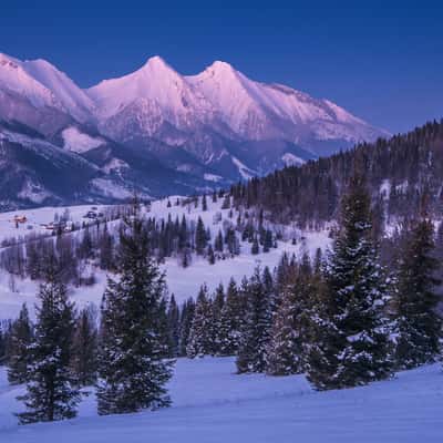 Tatras mountains from Ždiar, Slovakia (Slovak Republic)