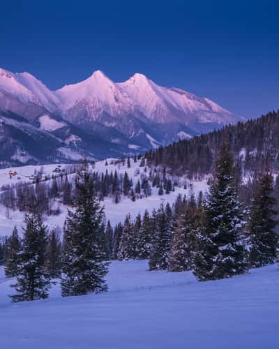 Tatras mountains from Ždiar