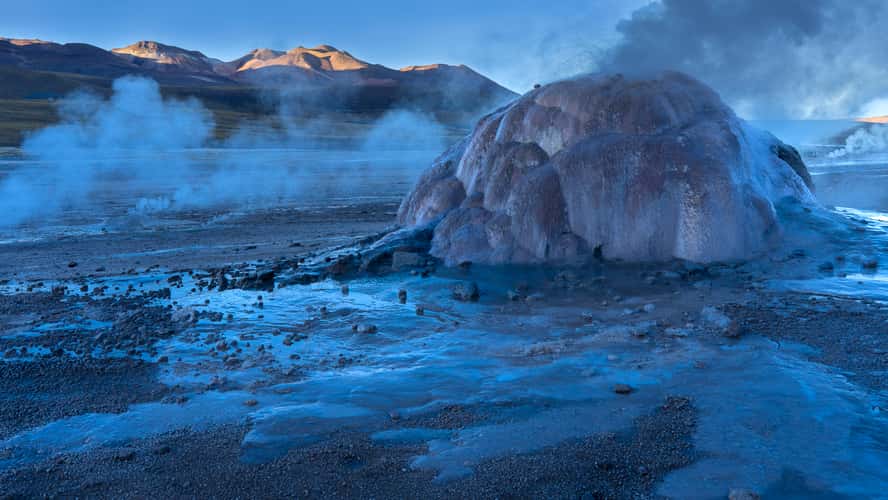 Thermal spring at El Tatio