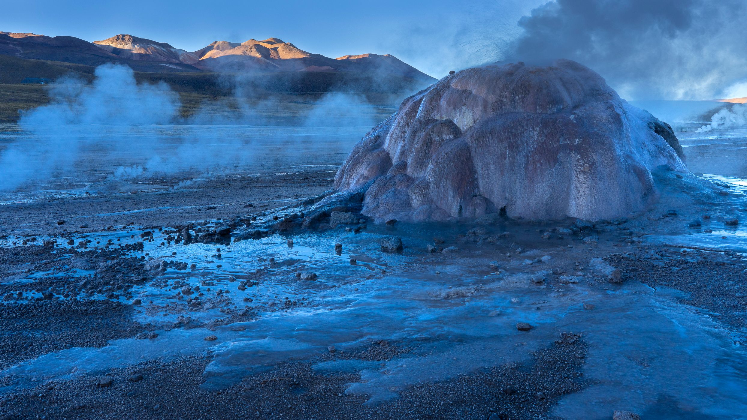 Thermal spring at El Tatio, Chile
