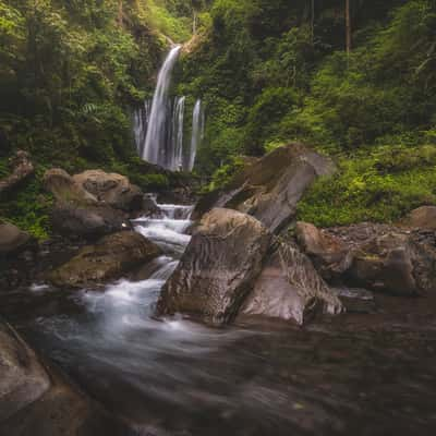 Tiu Kelep Waterfall, Lombok, Indonesia