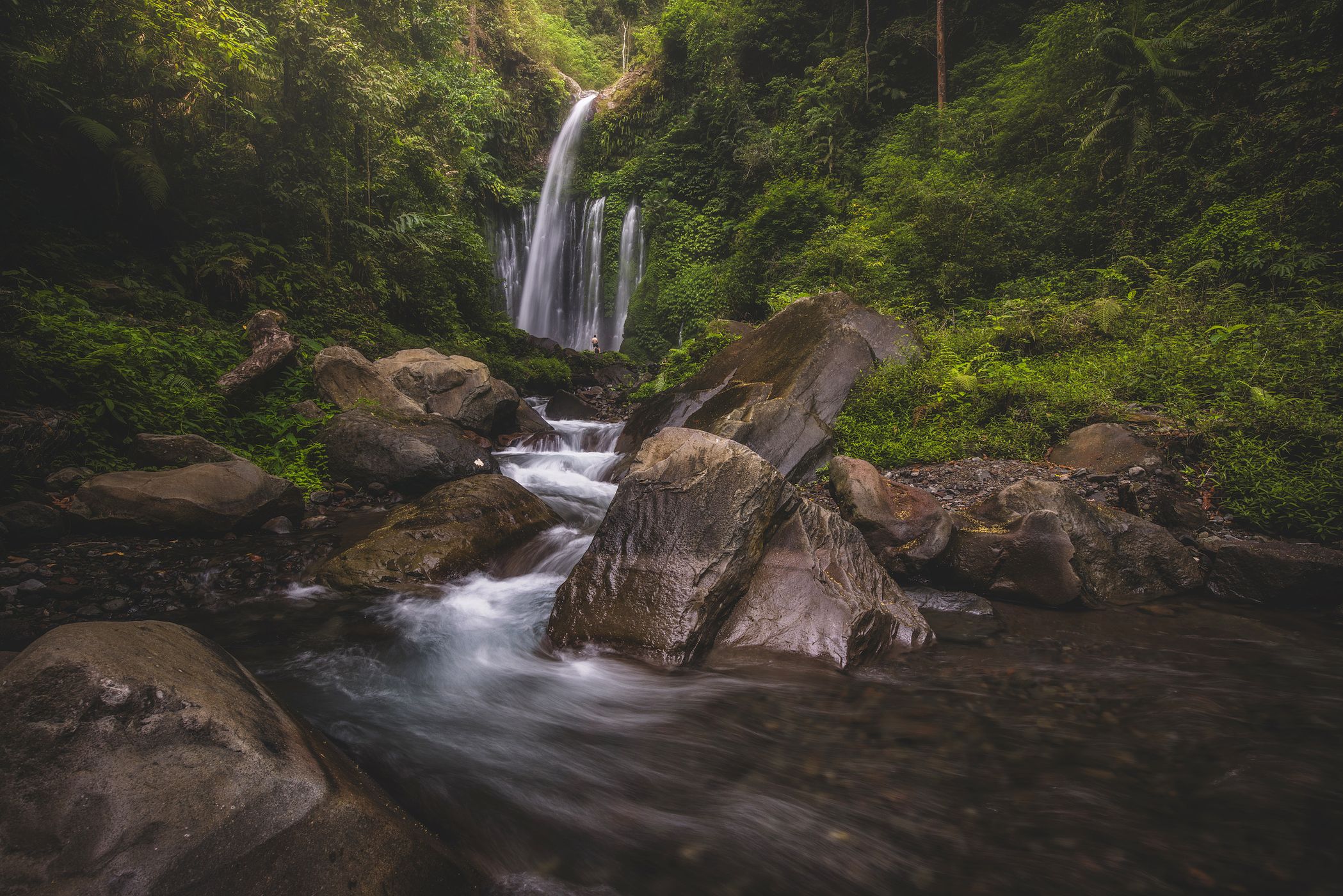 Tiu Kelep Waterfall, Lombok, Indonesia