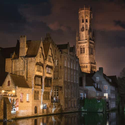 Typical view of Bruges