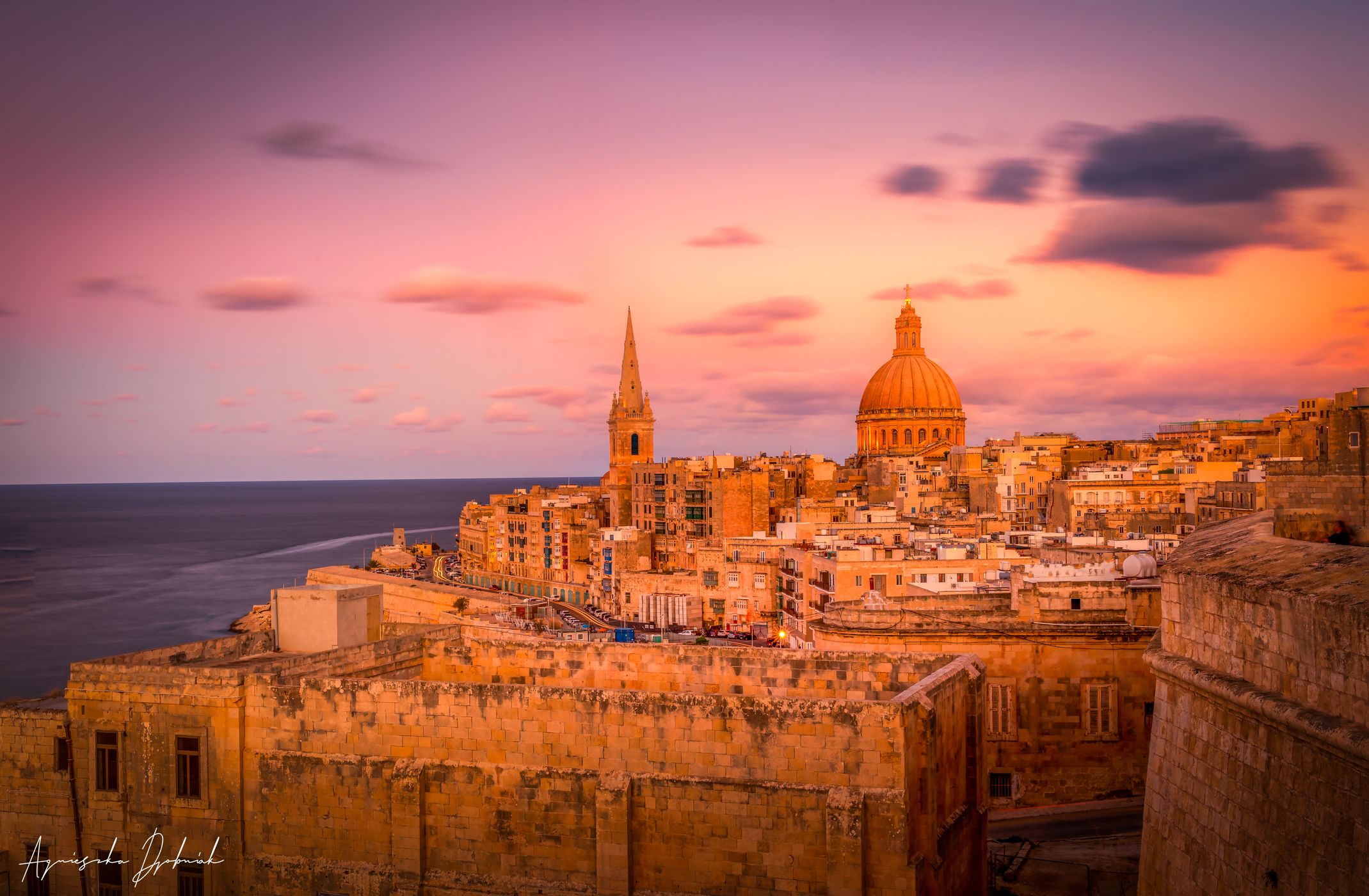 Valletta Skyline from St. Michael Bastion, Malta