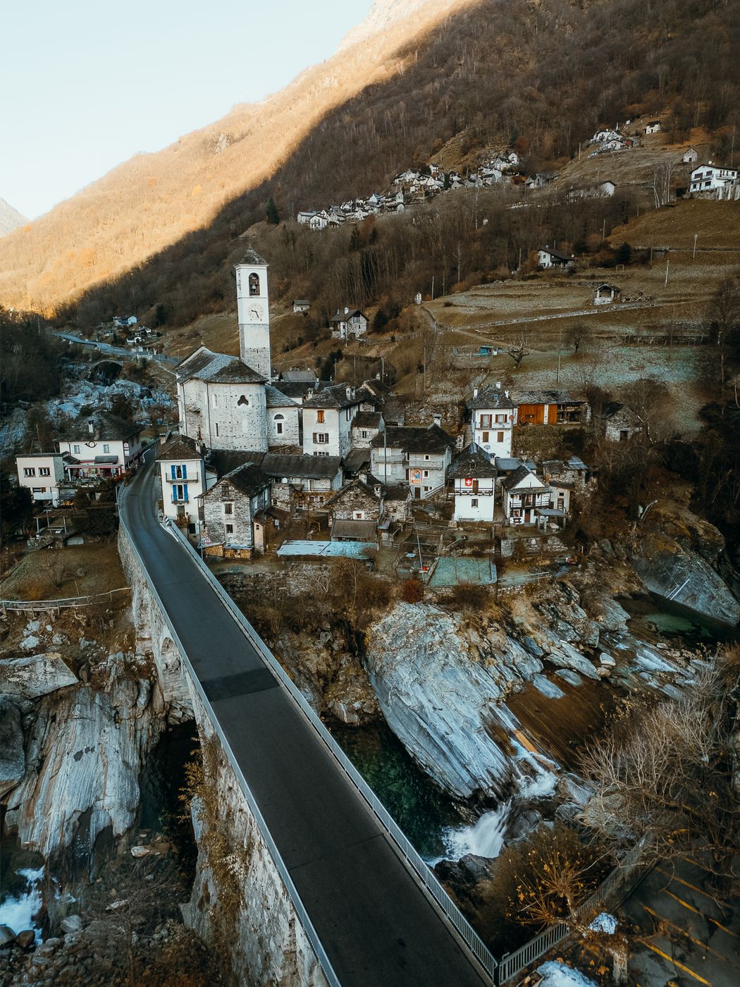 Verzasca Valley Viepoint, Switzerland