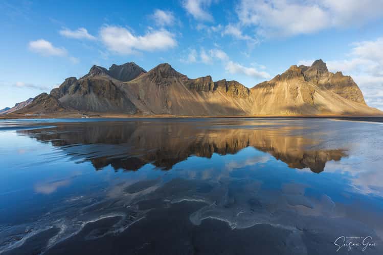 Vestrahorn from the beach, Stokkness
