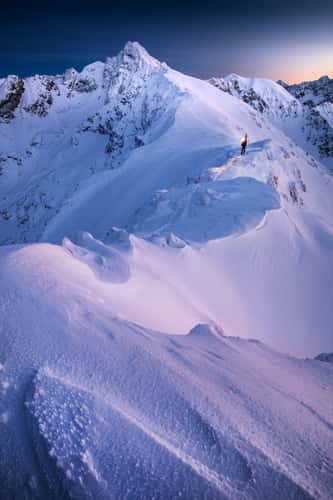View from Beskyd in High Tatras