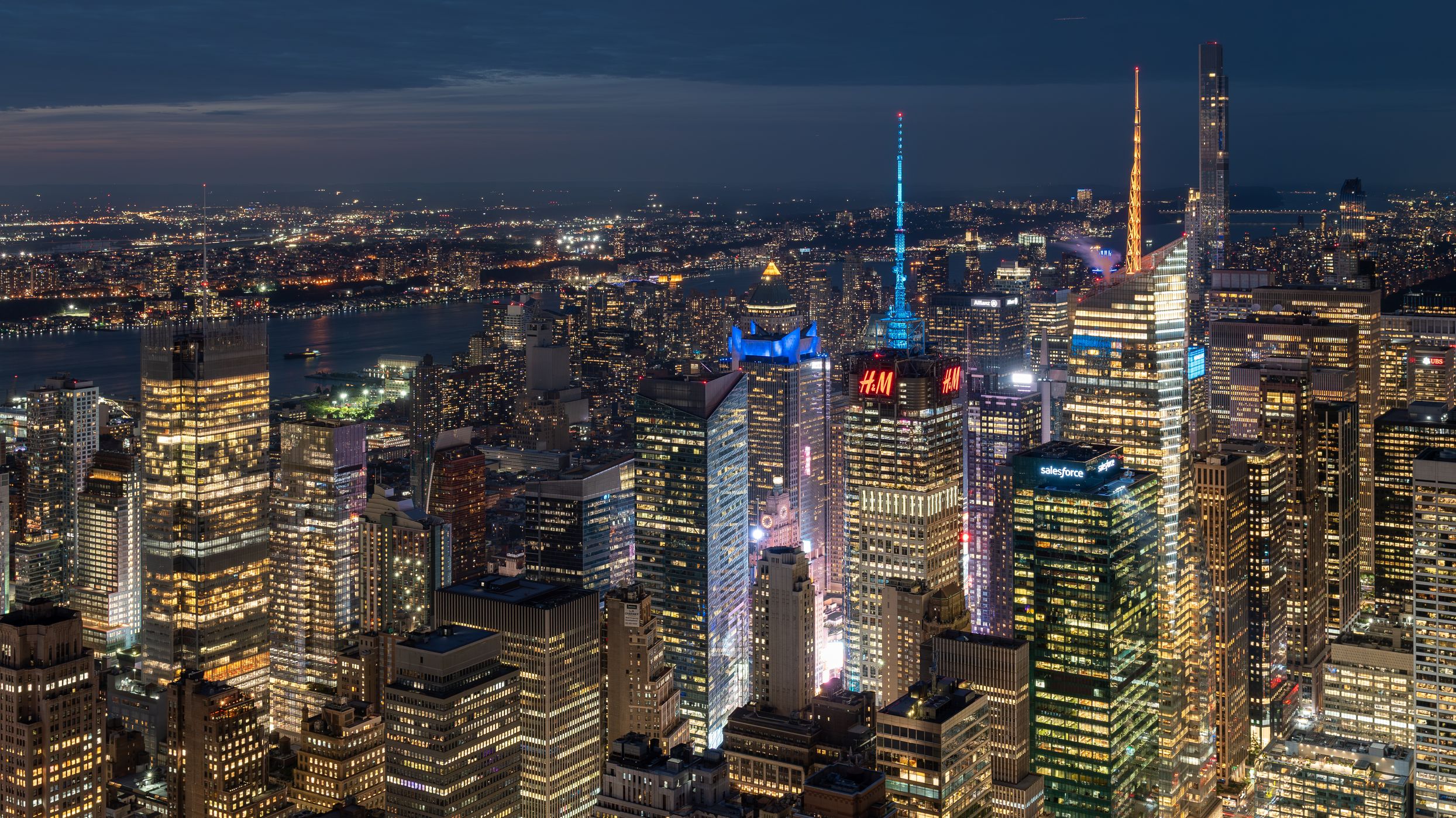 View from Empire State Building, New York City, USA