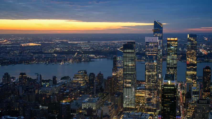 View from Empire State Building, New York City
