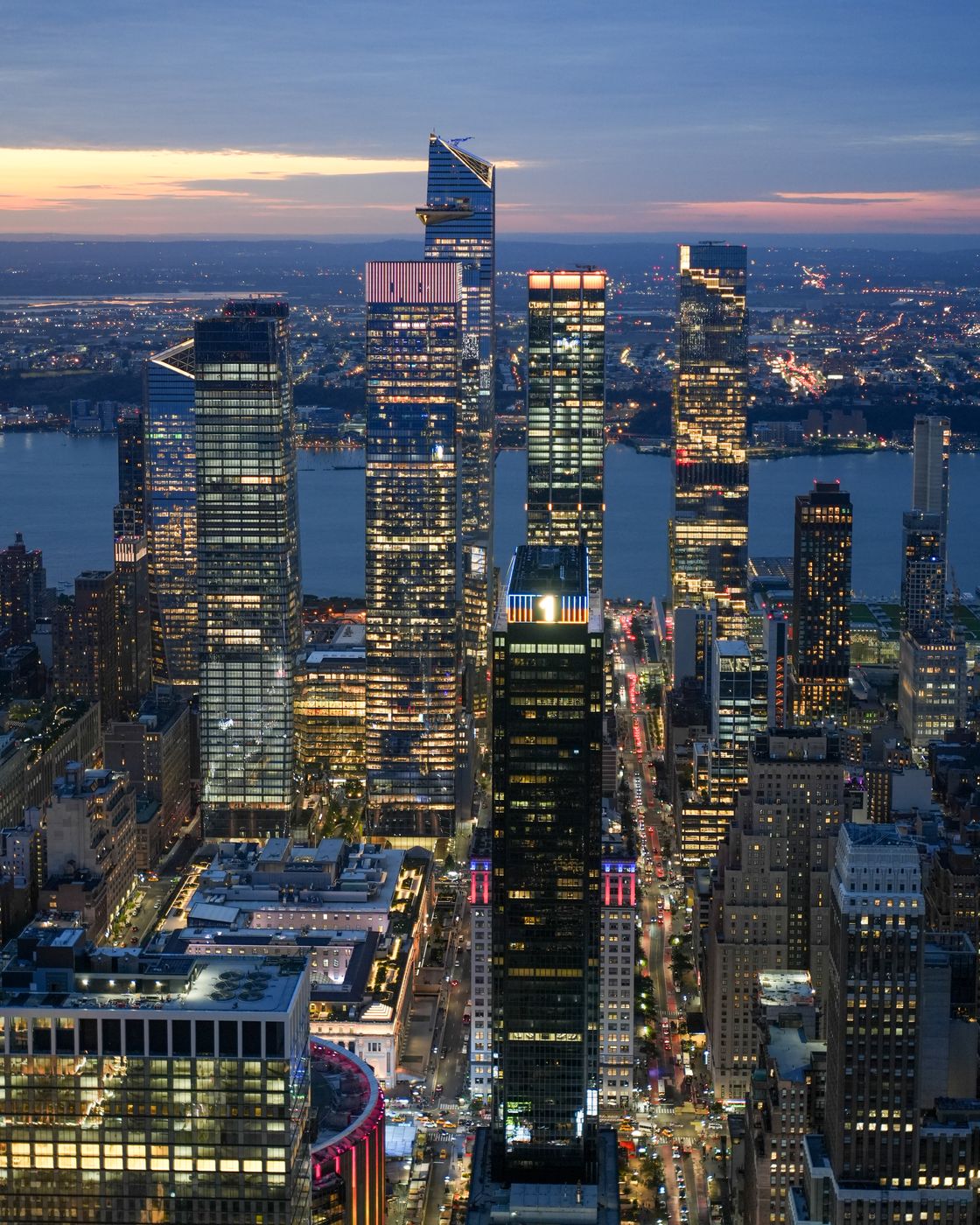 View from Empire State Building, New York City, USA