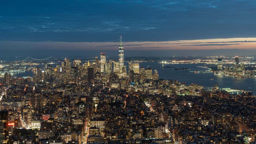 View from Empire State Building, New York City