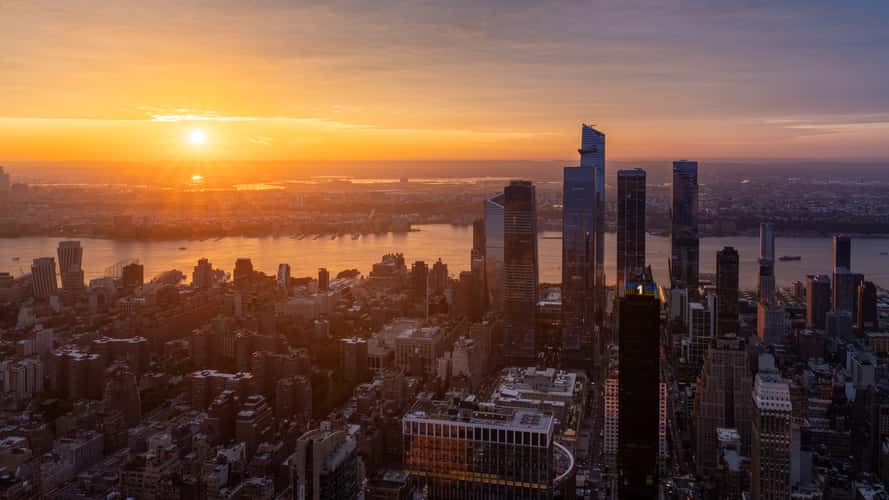 View from Empire State Building, New York City