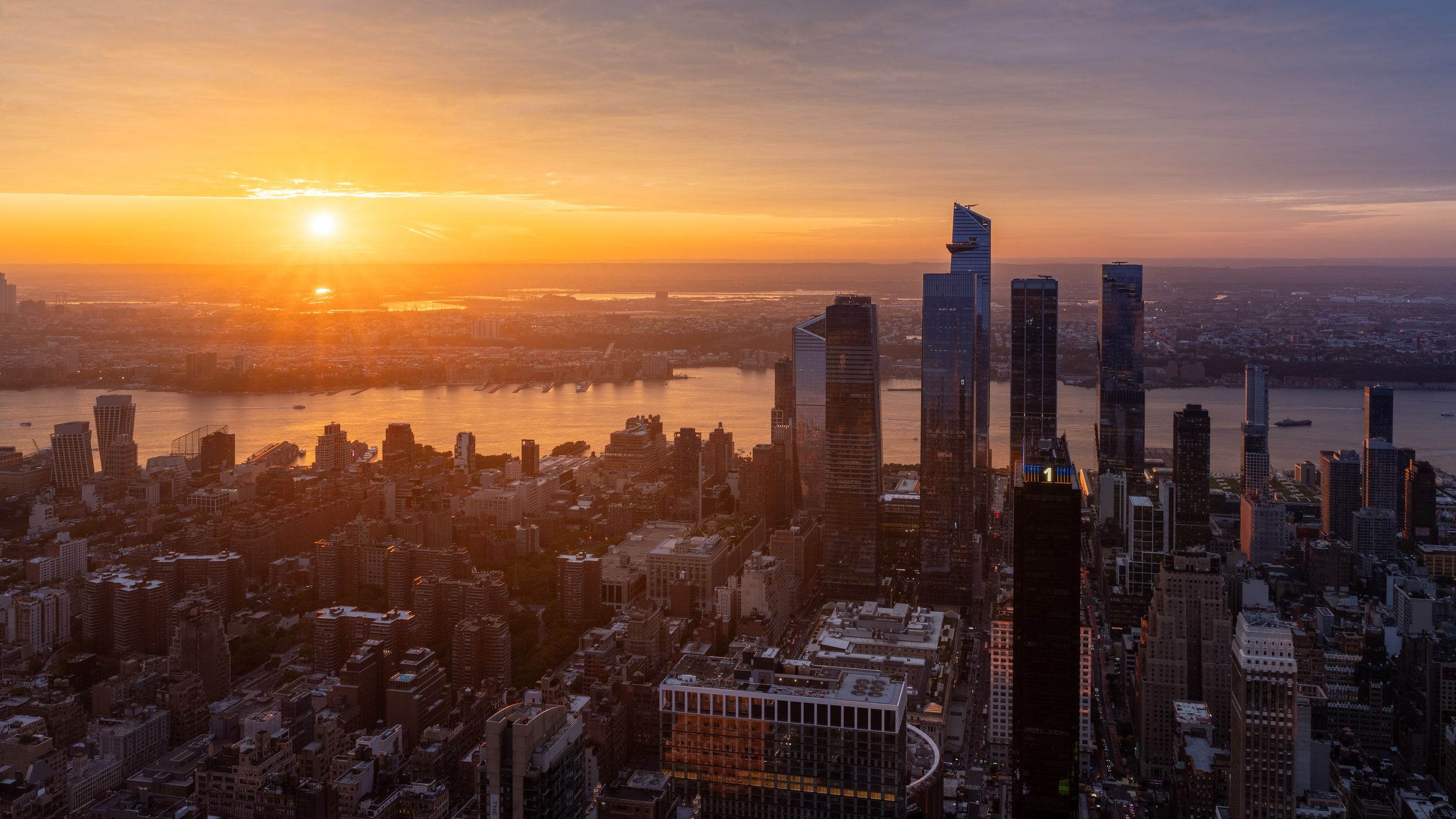 View from Empire State Building, New York City, USA