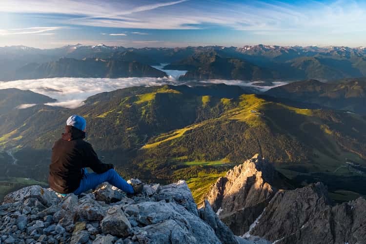 View from Hochkönig