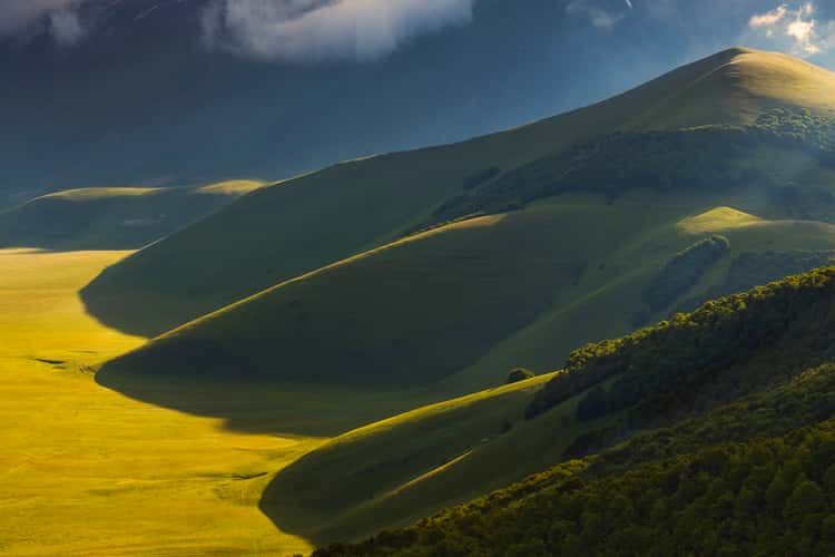 View from Rifugio Perugia in Sibillini National Park