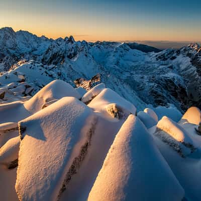 View from Slavkovský peak, Slovakia (Slovak Republic)