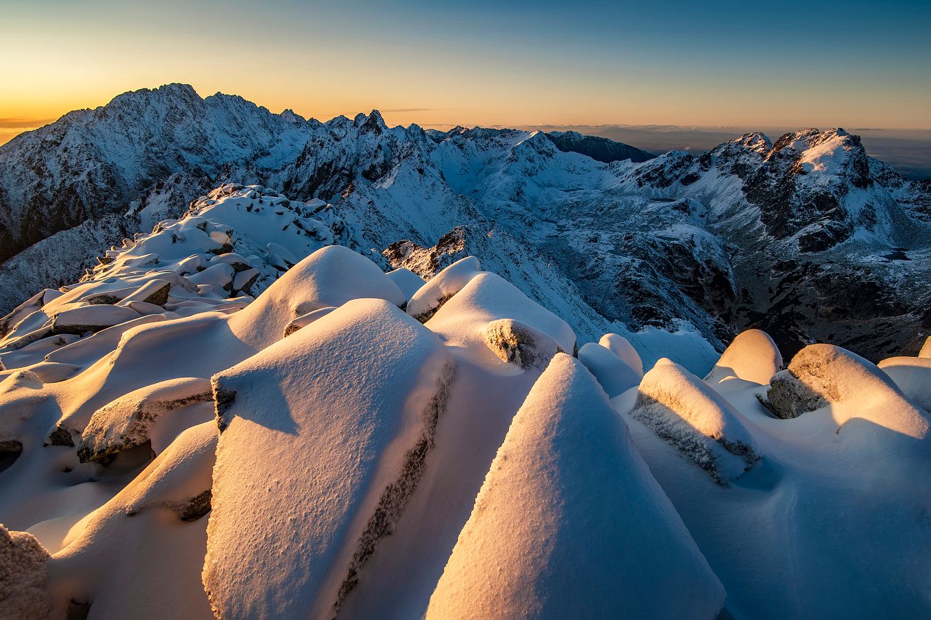 View from Slavkovský peak, Slovakia (Slovak Republic)
