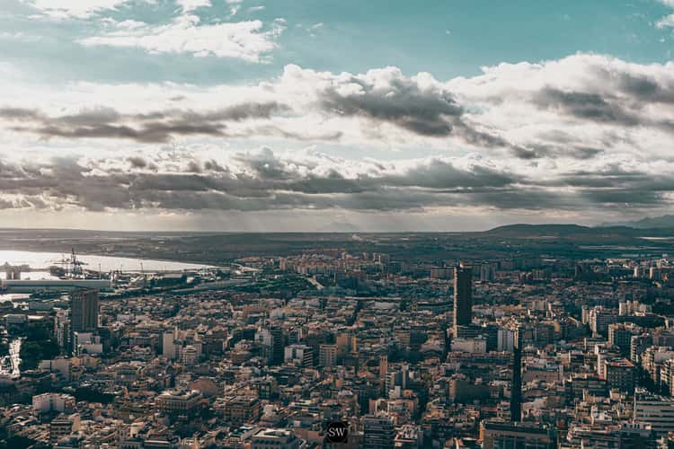 View from the Castillo de Santa Barbara, Alicante