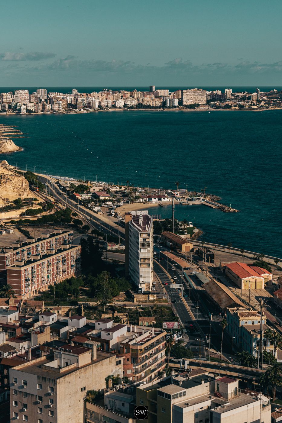 View from the Castillo de Santa Barbara, Alicante, Spain